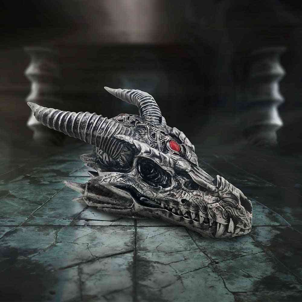 Nemesis Now - Tribal Flame 21.5cm Beeld/figuur - Draak - Zilverkleurig
